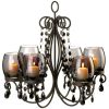 Accent Plus Beaded Candle Chandelier