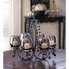 Accent Plus Beaded Candle Chandelier