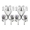 Accent Plus Beaded Candle Wall Sconce Pair