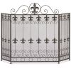 Accent Plus Fleur de Lis Fireplace Screen