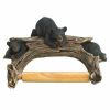 Accent Plus Black Bear Toilet Paper Holder