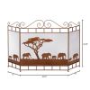 Accent Plus Elephants on the Savannah Fireplace Screen