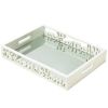 Accent Plus Welcome Home Mirrored Wood Tray