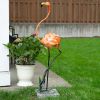 Accent Plus Walking Flamingo Metal Garden Decor