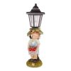 Accent Plus Child with Apple Basket Solar Garden Light