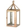 Accent Plus Rose Gold Stainless Steel Caring Lantern - 17.5 inches