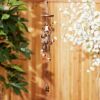 Accent Plus 26-inch Bronze Wind Chimes with Bells and Cats