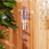 Accent Plus Blue Hummingbird Acrylic and Metal Windchimes