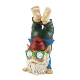 Summerfield Terrace Handstand Gnome Solar Garden Light