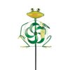 Summerfield Terrace Frog Wind Spinner Yard Stake