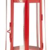 Gallery of Light Metal Lighthouse Candle Lantern - Red