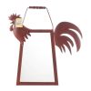 Accent Plus Country Rooster Wall Mirror with Handle