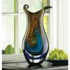 Accent Plus Swirled Art Glass Vase