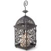 Accent Plus Swirled Iron Birdcage Candle Lantern - 14 inches