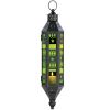 Accent Plus Bright Green Hanging Candle Lantern