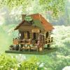 Songbird Valley Log Cabin Bird House