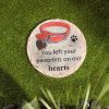 Accent Plus Pet Memorial Stepping Stone - Pawprints On Our Hearts