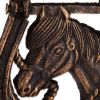 Accent Plus Cast Iron Door Knocker - Horse and Horseshoe