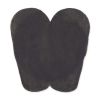 Accent Plus Cement Flip Flops Stepping Stone - Sand Dollar