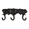 Accent Plus Cast Iron Elephants Wall Hooks