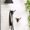 Accent Plus Cast Iron Monkey Wall Hooks - Set of 2