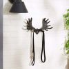 Accent Plus Cast Iron Moose Antler Wall Hook