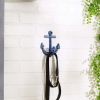 Accent Plus Blue Cast Iron Anchor Wall Hook