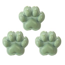 3 Pcs Lovely Green Cat Paws Cabinet Knobs Resin Dresser Closet Handle Pulls Cupboard Door Knobs Drawer Pulls