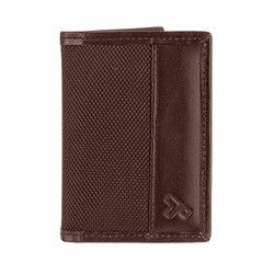 Travelon Hack-Proof RFID Blocking Bifold Card Holder Slim Wallet Brown