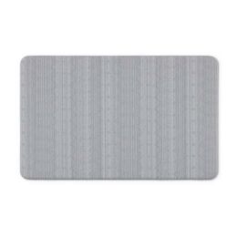 Better Homes & Gardens Fayette Stripe Kitchen Mat, Silver, 20"W x 32"L, 1 Piece