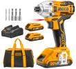 INGCO 20V Brushless Cordless Impact Driver Set CIRLI2002A