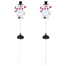 Christmas Snowman Solar Light Stake model TG4650