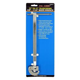 11" to 17" Telescoping .38" to 1.25" Basin Wrench