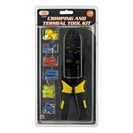 42 - pc. Crimping and Terminal Tool Kit with Wire Strippers - IIT