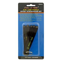 5 PC. Low Profile Offset Screwdriver Set - Cal-Hawk ASDL5P