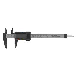 6" Digital Caliper Measuring Standard and Metric Reader Ruler - IIT