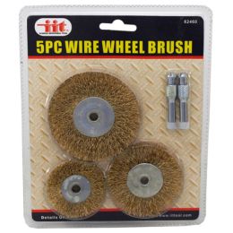 5-pc. Wire Wheel Brush