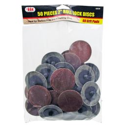 50-pc. 2" Roll Lock Disc - 60 Grit