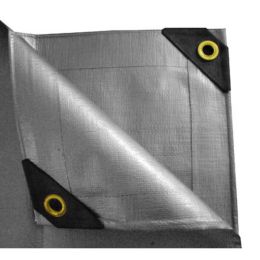 10 x 20 Heavy Duty Canopy Tarp - Silver