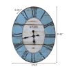 Vintage Worn  Wall Decorative Rustic Clock XH