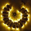 LED Christmas Tree Waterfall Lights 8 Modes Waterproof 490LEDs Outdoor Meteor Star Fairy Light String Garden Xmas Party Decor