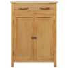 Shoe Cabinet 29.9"x14.6"x41.3" Solid Oak Wood