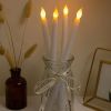 1Pc Flameless LED Candle Light Bright Flickering Bulb Battery Operated Tea Light Christmas Birthday wedding decoration