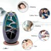 Backflow Incense Burner Ceramic Waterfall Smoke Censer Cones Fragrance Holder Free 100Pcs Incense Cones