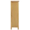 Shoe Cabinet 29.9"x14.6"x41.3" Solid Oak Wood