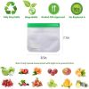 8pcs Reusable sandwich Bags BPA Free- Extra Thick Durable Reusable Storage Bags - Reusable Snack Bags For Food Fruit Travel Storage Home Organization