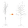 5Ft Dimmable Lighted Cypress Tree Birch Twig 120 LED 8 Mode Warm White with Timer Remote Xmas Indoor Tabletop Home Holiday Party Wedding Decoration