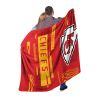 CHIEFS OFFICIAL NFL "Digitize" Raschel Throw Blanket;  60" x 80"