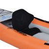 Inflatable Kayak Set with Paddle & Air Pump, Portable Recreational Touring Kayak Foldable Fishing Touring Kayaks, 1 Person