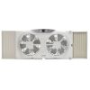 Lasko Electrically Reversible Twin Window Fan with Remote Control